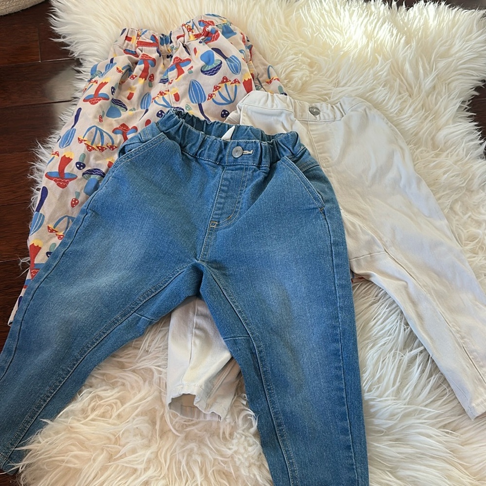 Japanese style pants for three